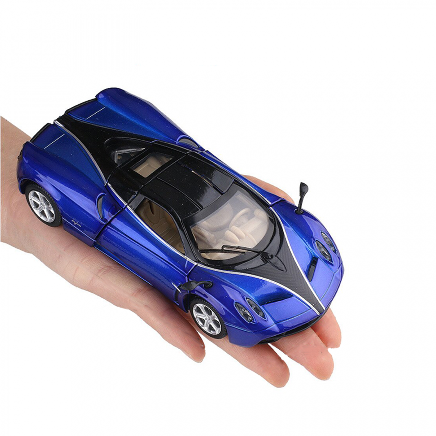 Масштабная модель автомобиля Pagani Huayra 1/32 blue – купить в Москве,  цены в интернет-магазинах на Мегамаркет