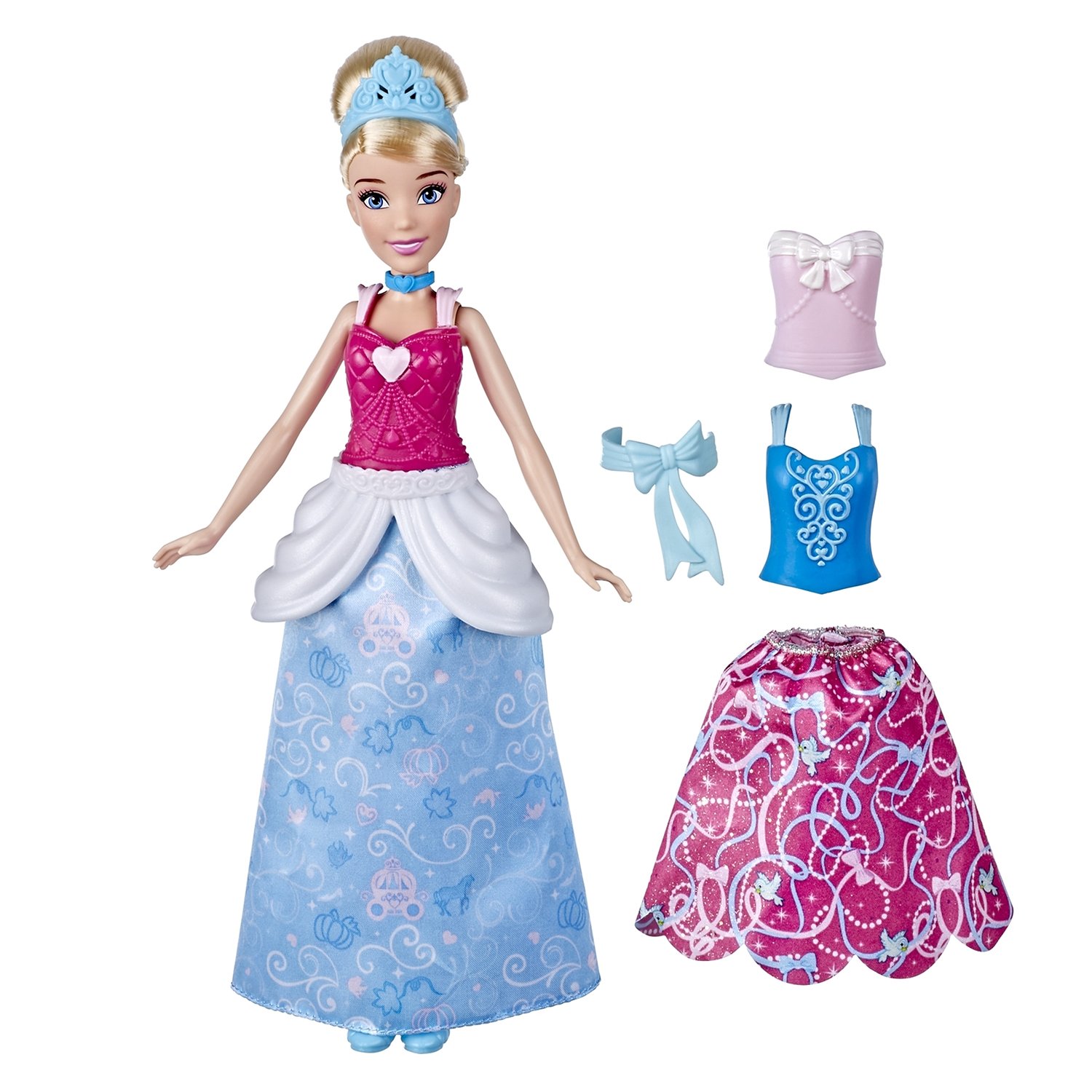 Купить кукла Hasbro Disney Princess Принцесса Золушка 2 наряда E95915L0,  цены на Мегамаркет | Артикул: 100029251834