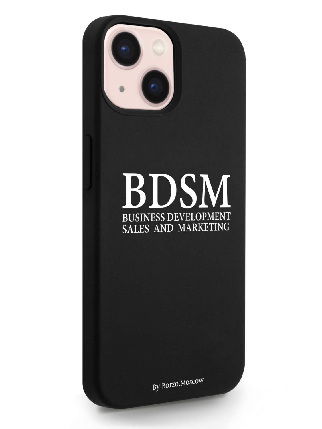 Чехол Borzo.Moscow для iPhone 13 BDSM (business development sales and  marketing) черный, купить в Москве, цены в интернет-магазинах на Мегамаркет