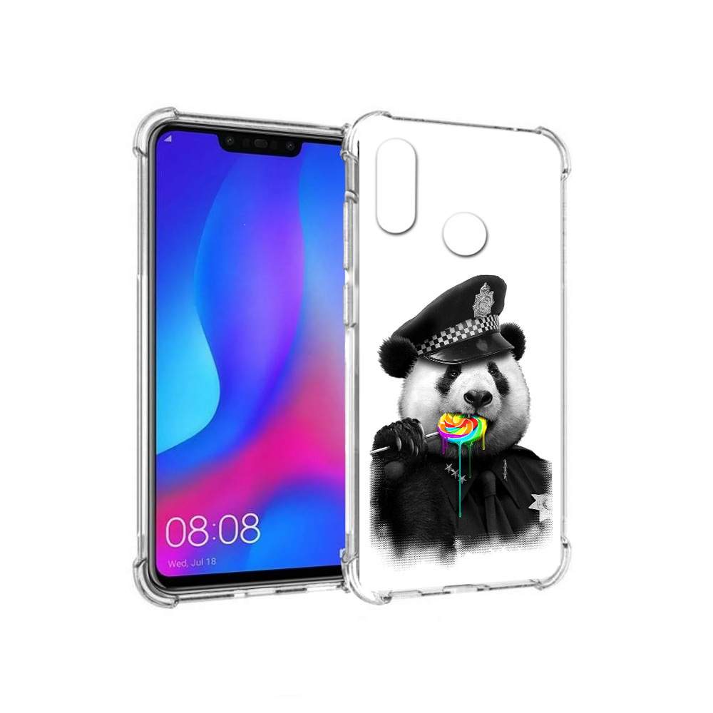 Чехол MyPads Tocco для Huawei Nova 3 Панда полиция (PT115710.27.130),  купить в Москве, цены в интернет-магазинах на Мегамаркет