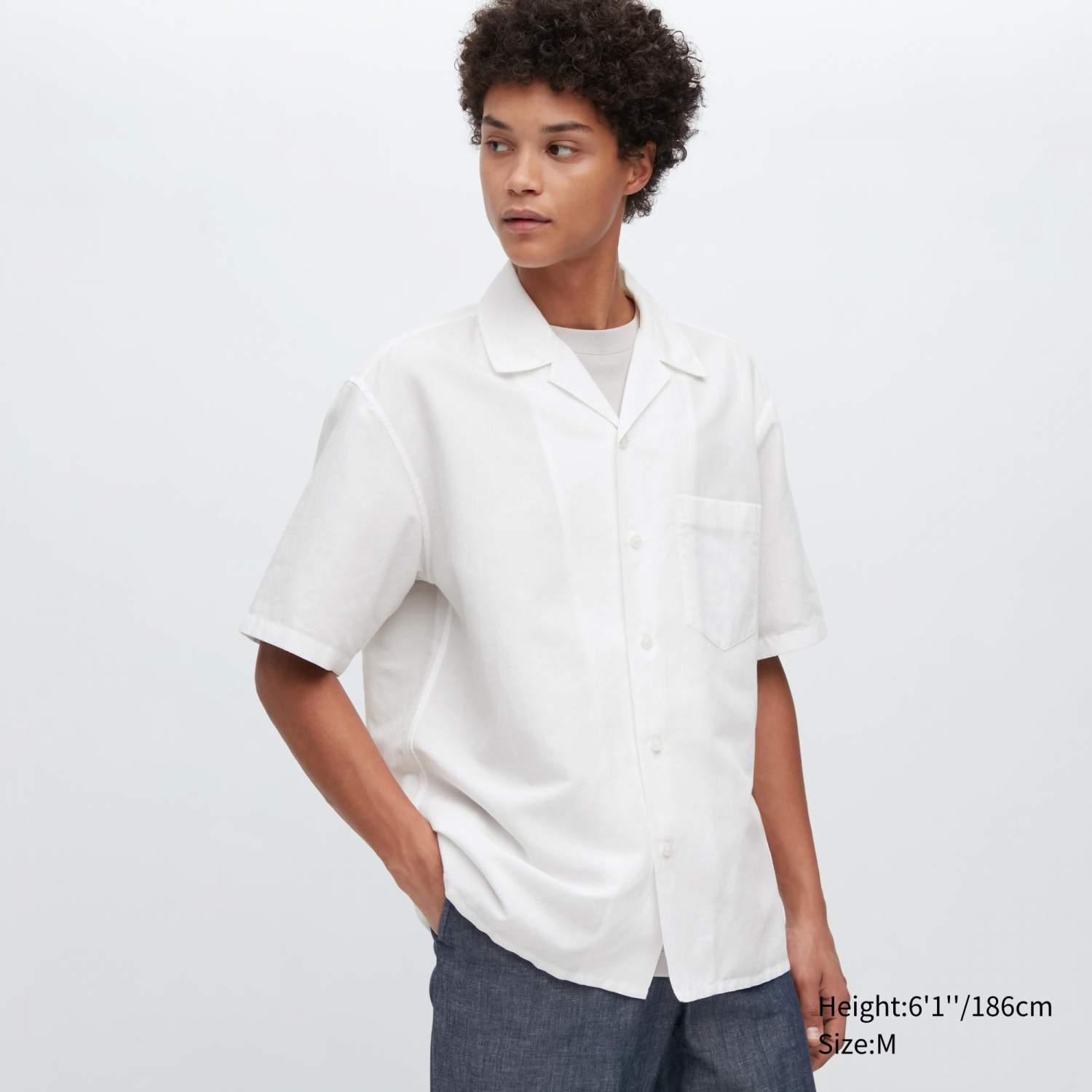 uniqlo camp collar shirt