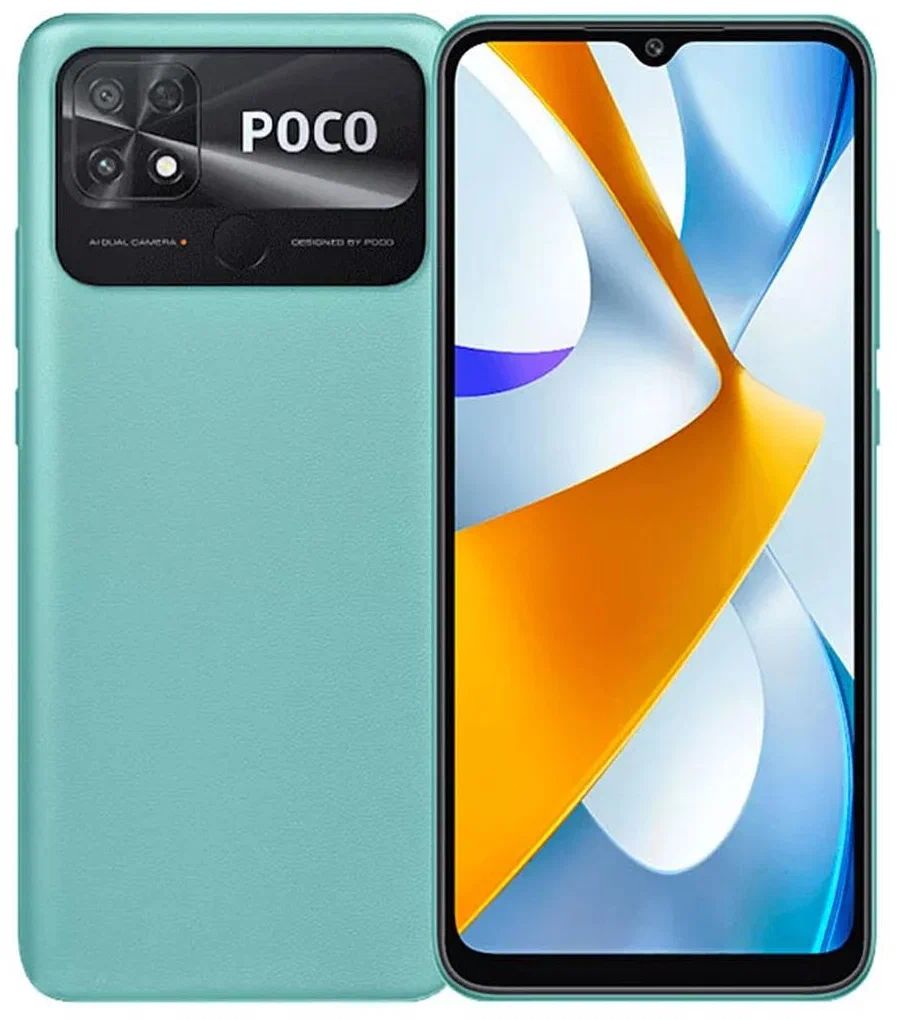 Смартфон POCO C40 4/64Gb Coral Green EU Global Version – купить в Москве,  цены в интернет-магазинах на Мегамаркет