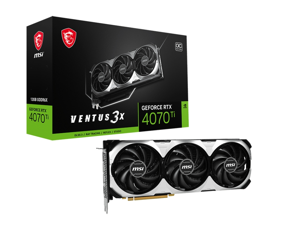 Видеокарта MSI NVIDIA GeForce RTX 4070 Ti VENTUS 3X OC (RTX 4070 Ti VENTUS  3X 12G OC) - отзывы покупателей на маркетплейсе Мегамаркет | Артикул:  100047636050