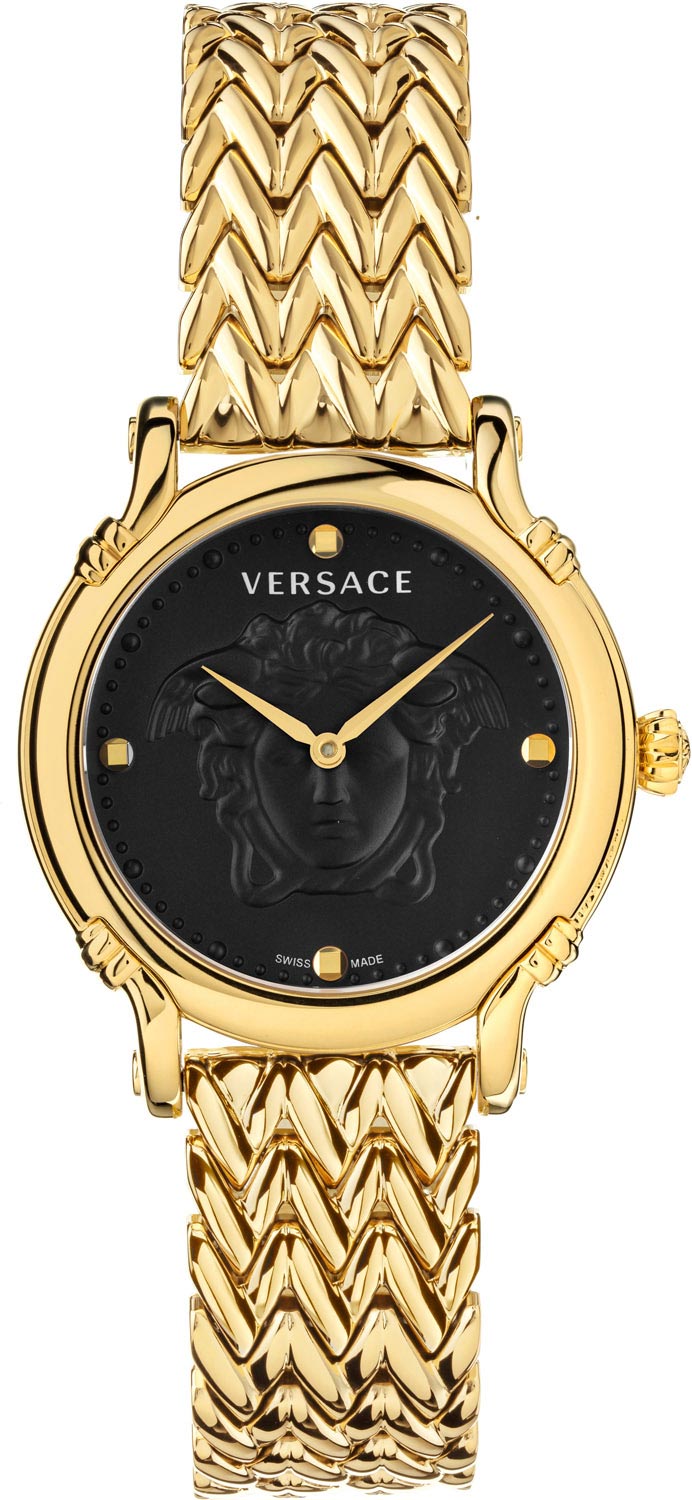 Наручные часы женские VERSACE VEPN00620 золотистые - купить в Москве, цены на Мегамаркет