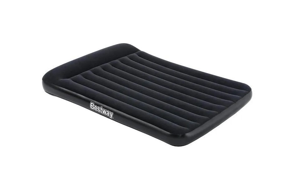 Матрас надувной bestway flocked air bed 203 x 152 x 22 см