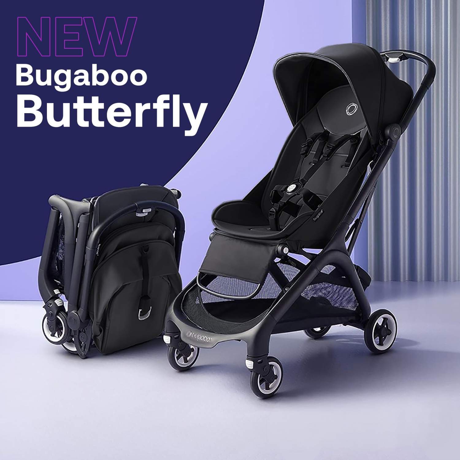 Купить коляска детская прогулочная Bugaboo Butterfly с бампером