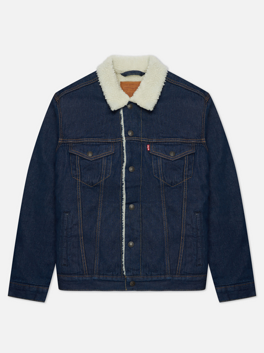 Джинсовая куртка мужская Levi's 16365-0084 синяя S - купить в Москве, цены  на СберМегаМаркет 16365 0084