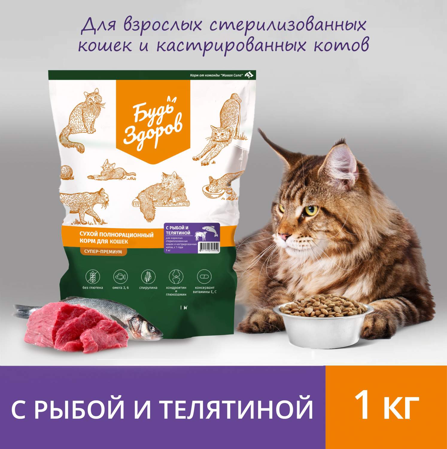 Корма для кошек Будь Здоров - купить корма для кошек Будь Здоров, цены на  Мегамаркет