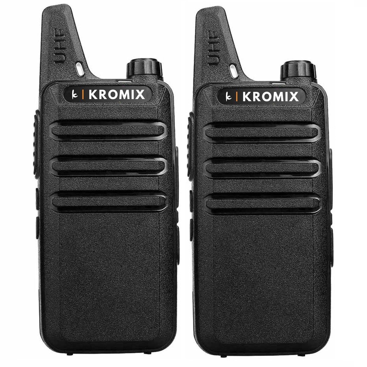 Рации Kromix R22622 без лицензии, PMR UHF 400-480MHz, защита IP54, комплект  из 2-х штук - отзывы покупателей на Мегамаркет | 600007491113