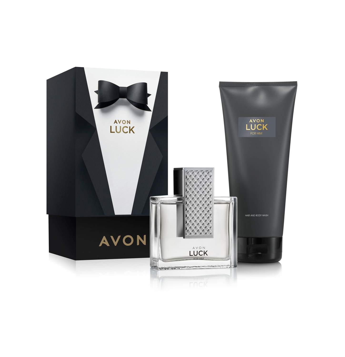 Купить набор мужской AVON LUCK Туалетная вода мужская 75 мл Гель для душа  200 мл, цены на Мегамаркет | Артикул: 600005115218