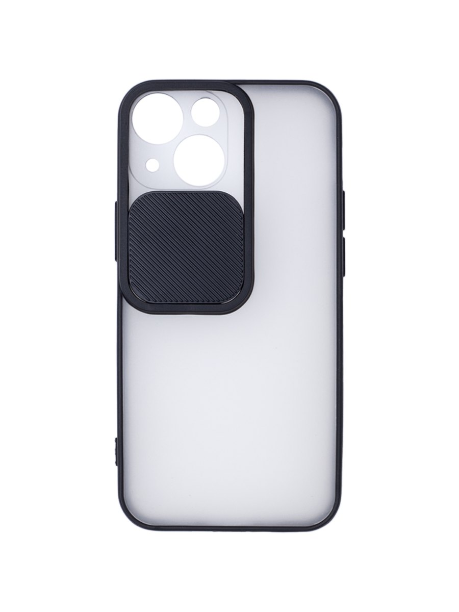 Чехол для Apple iPhone 13 mini (черный) прозрачный матовый, с защитой камеры  в бок, купить в Москве, цены в интернет-магазинах на Мегамаркет