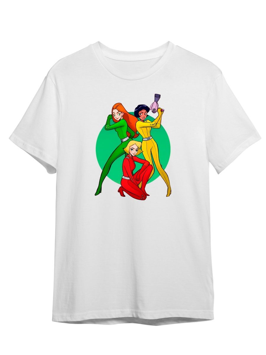 Футболка унисекс СувенирShop Тотали спайс/Totally Spies/Мультсериал 20  белая 4XL – купить в Москве, цены в интернет-магазинах на Мегамаркет