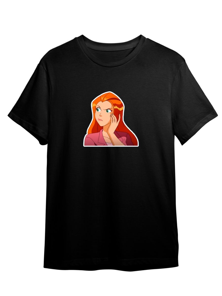 Футболка унисекс СувенирShop Тотали спайс/Totally Spies/Мультсериал 7  черная 4XL – купить в Москве, цены в интернет-магазинах на Мегамаркет