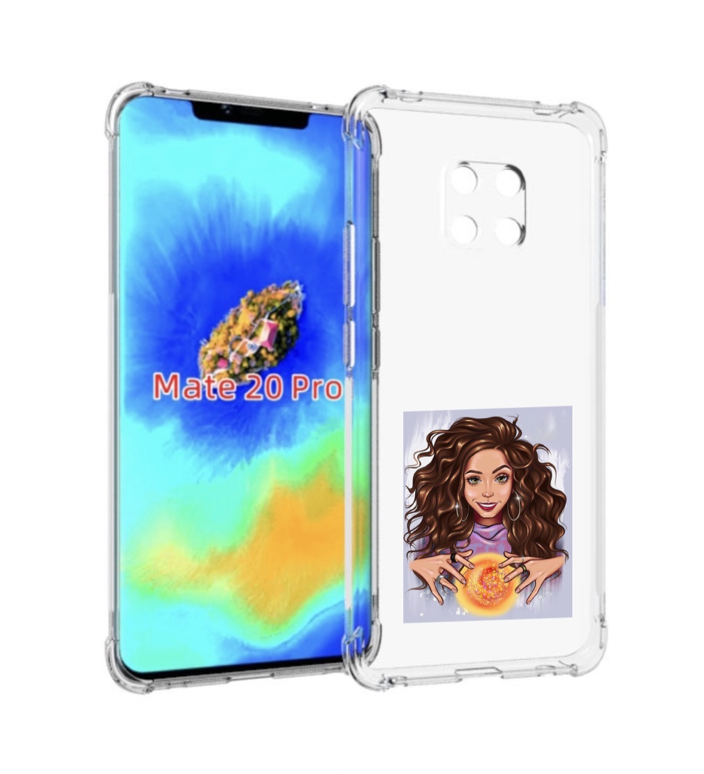 Чехол MyPads девушка-волшебница для Huawei Mate 20 Pro/Mate 20 RS 6.39,  купить в Москве, цены в интернет-магазинах на Мегамаркет