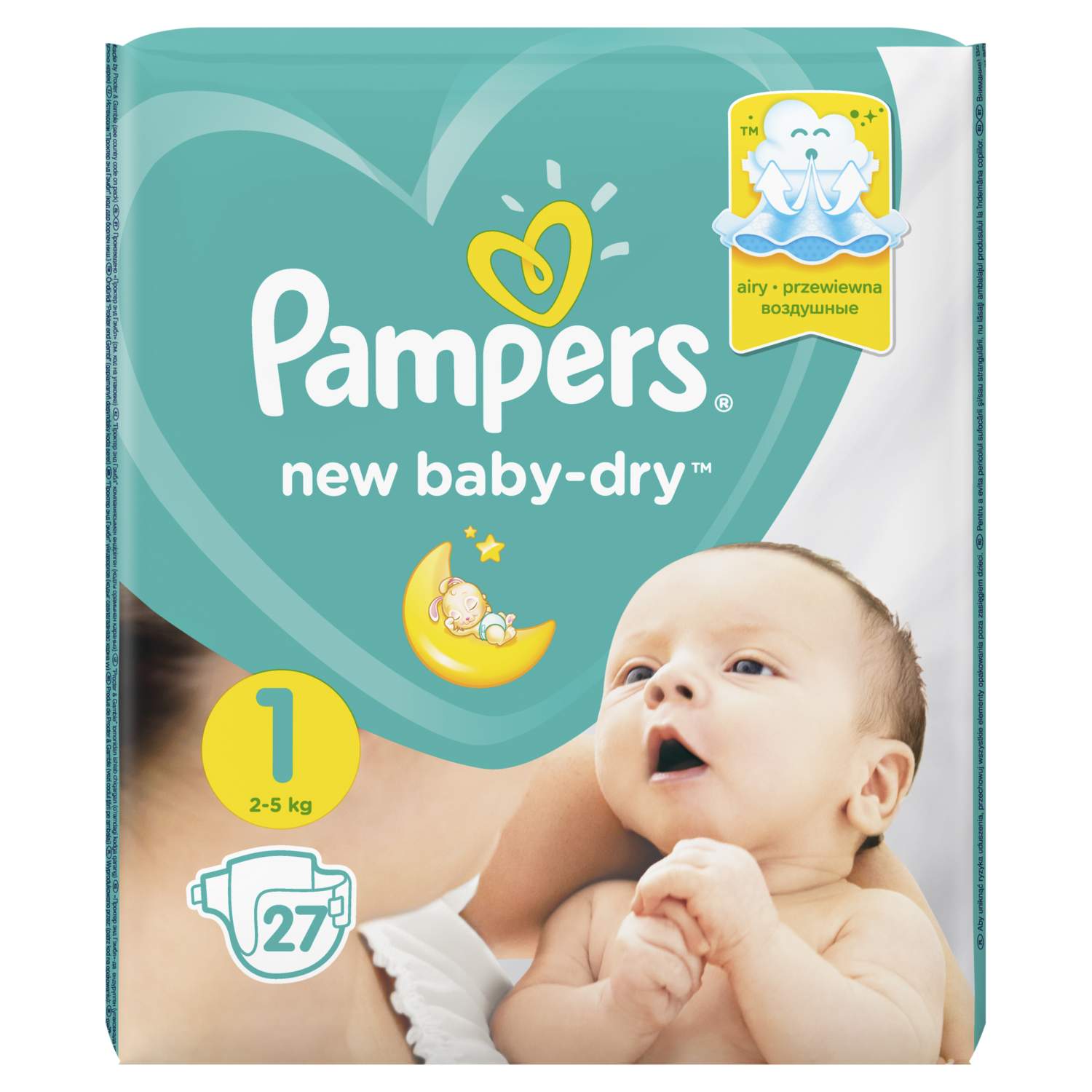 Отзывы о подгузники для новорожденных Pampers New Baby-Dry Newborn (2-5 кг)  27 шт. - отзывы покупателей на Мегамаркет | подгузники для малышей -  100023614644