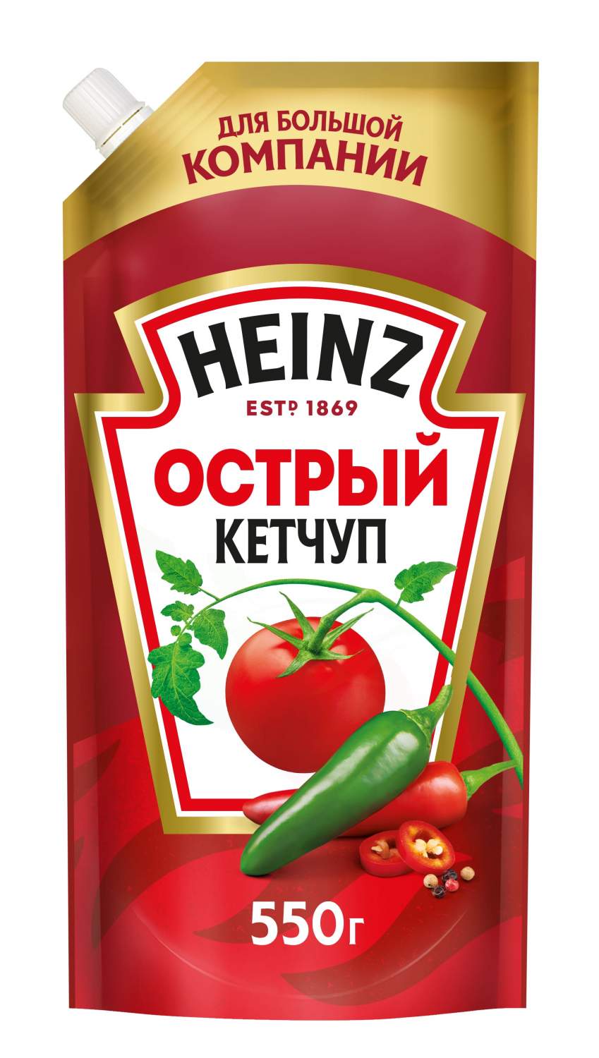 Купить кетчуп Heinz Острый для мяса 550 г, цены на Мегамаркет | Артикул:  100030427815