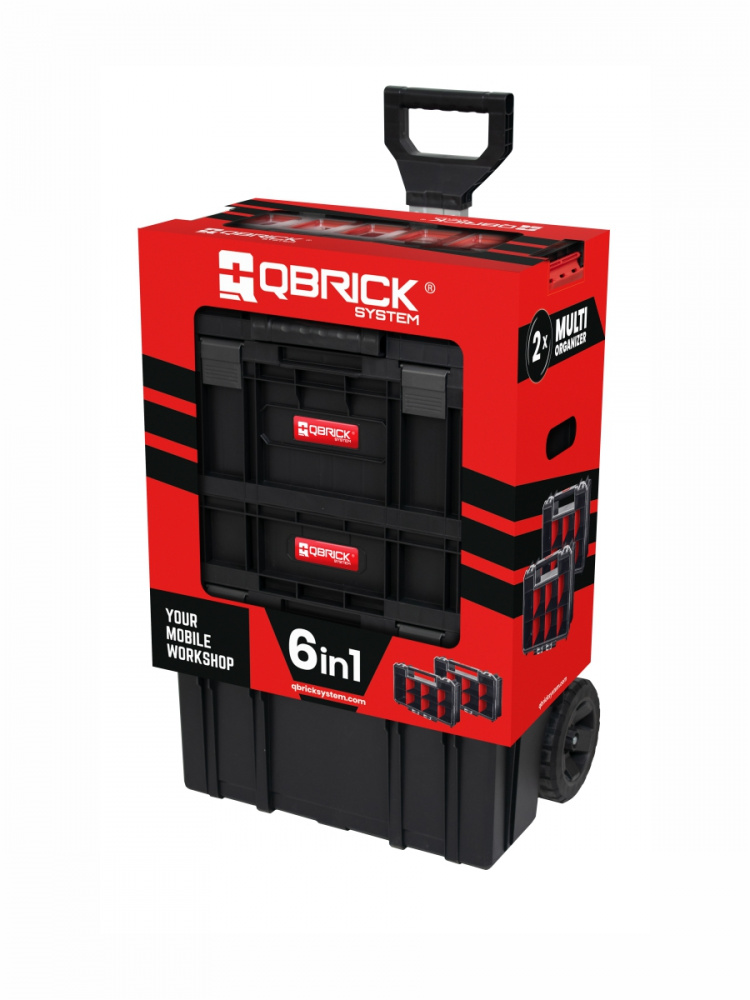 Toolbox QBrick System Two 7-in-1 10501286 595x395x825mm Tool case