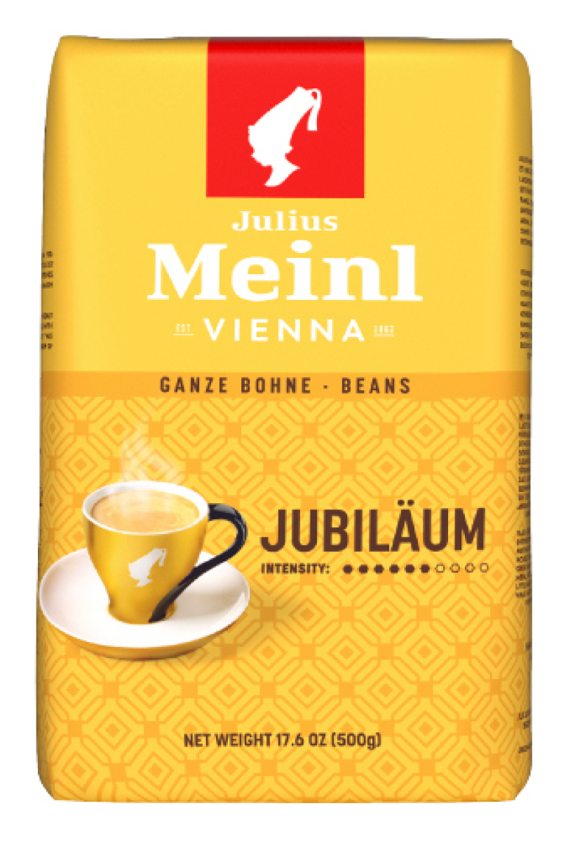 Купить кофе в зёрнах Julius Meinl Jubilaum в мягкой упаковке, 500 г, цены  на Мегамаркет | Артикул: 100023195833