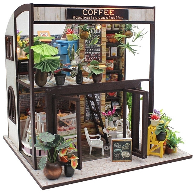 Купить румбокс Hobby Day / Diy House "Coffee House", M027, цены на