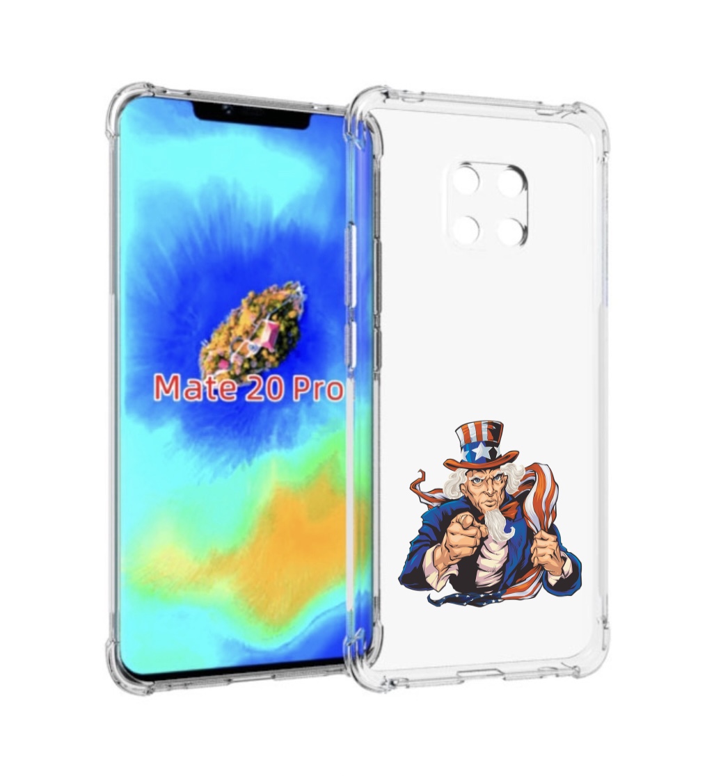 Чехол MyPads Американский-дед для Huawei Mate 20 Pro/Mate 20 RS 6.39,  купить в Москве, цены в интернет-магазинах на Мегамаркет