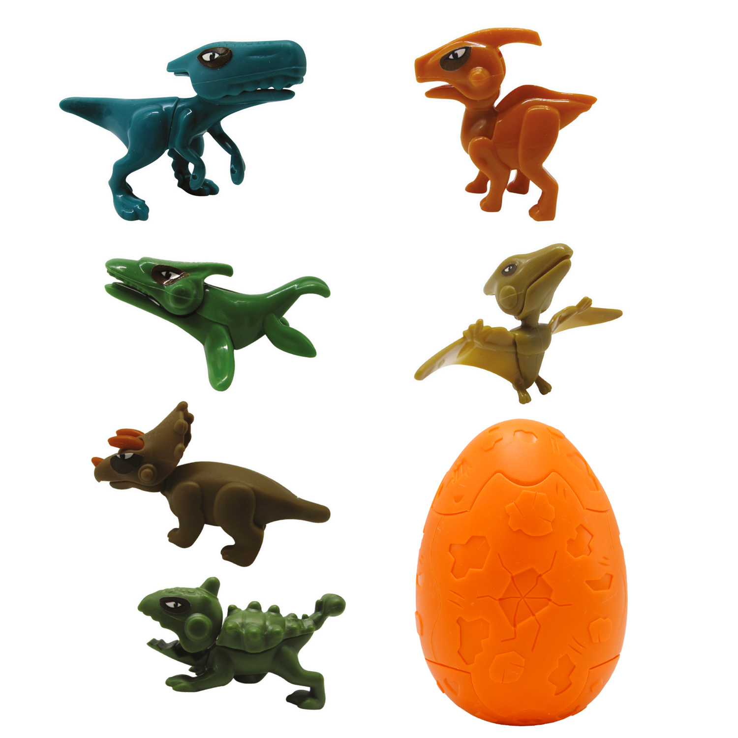 Купить коллекционная фигурка Crazy Dino-сюрприз динозавра с картой Egg  Boom, 6 героев, CD05, цены на Мегамаркет