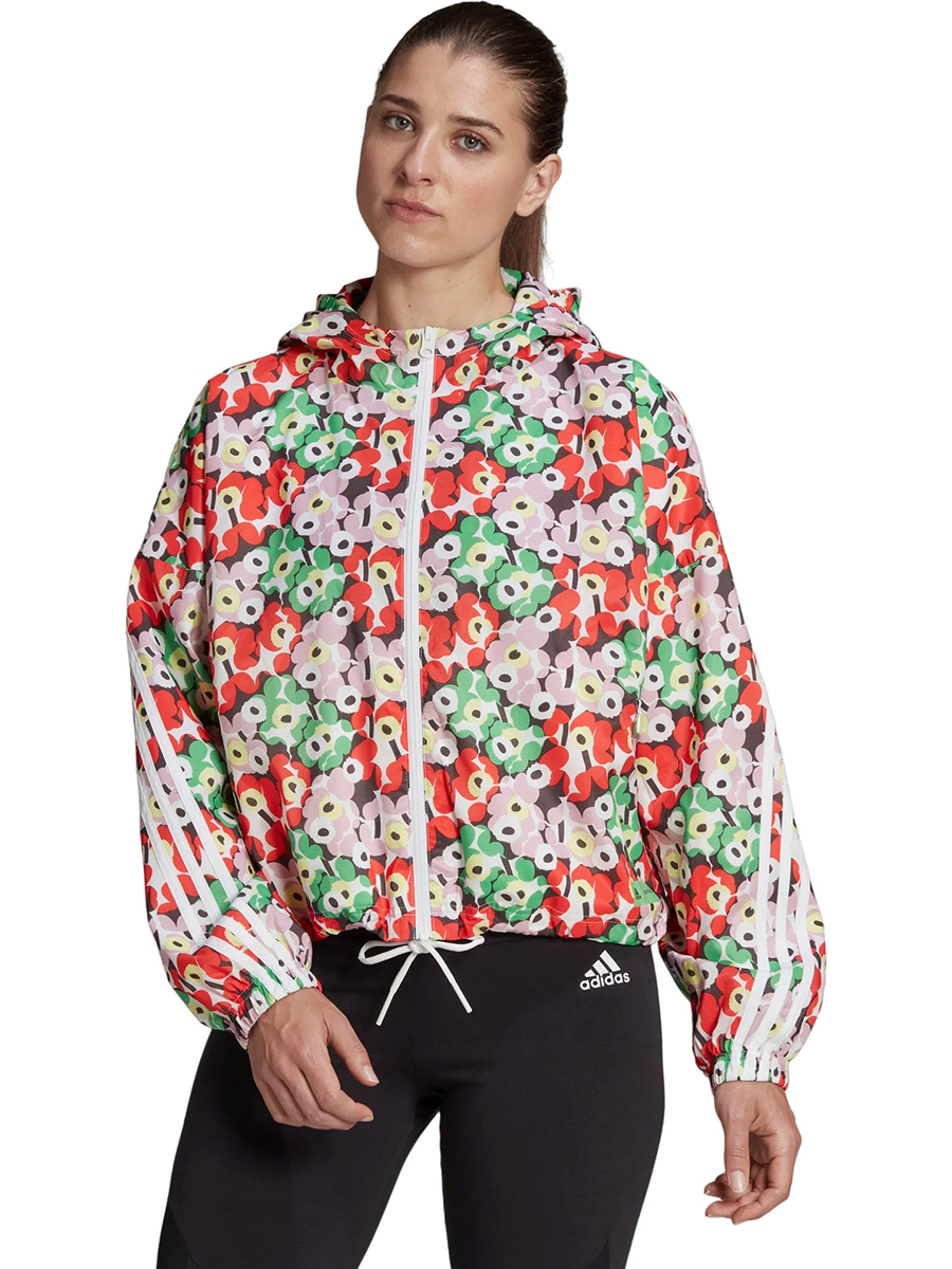 Adidas hotsell floral windbreaker