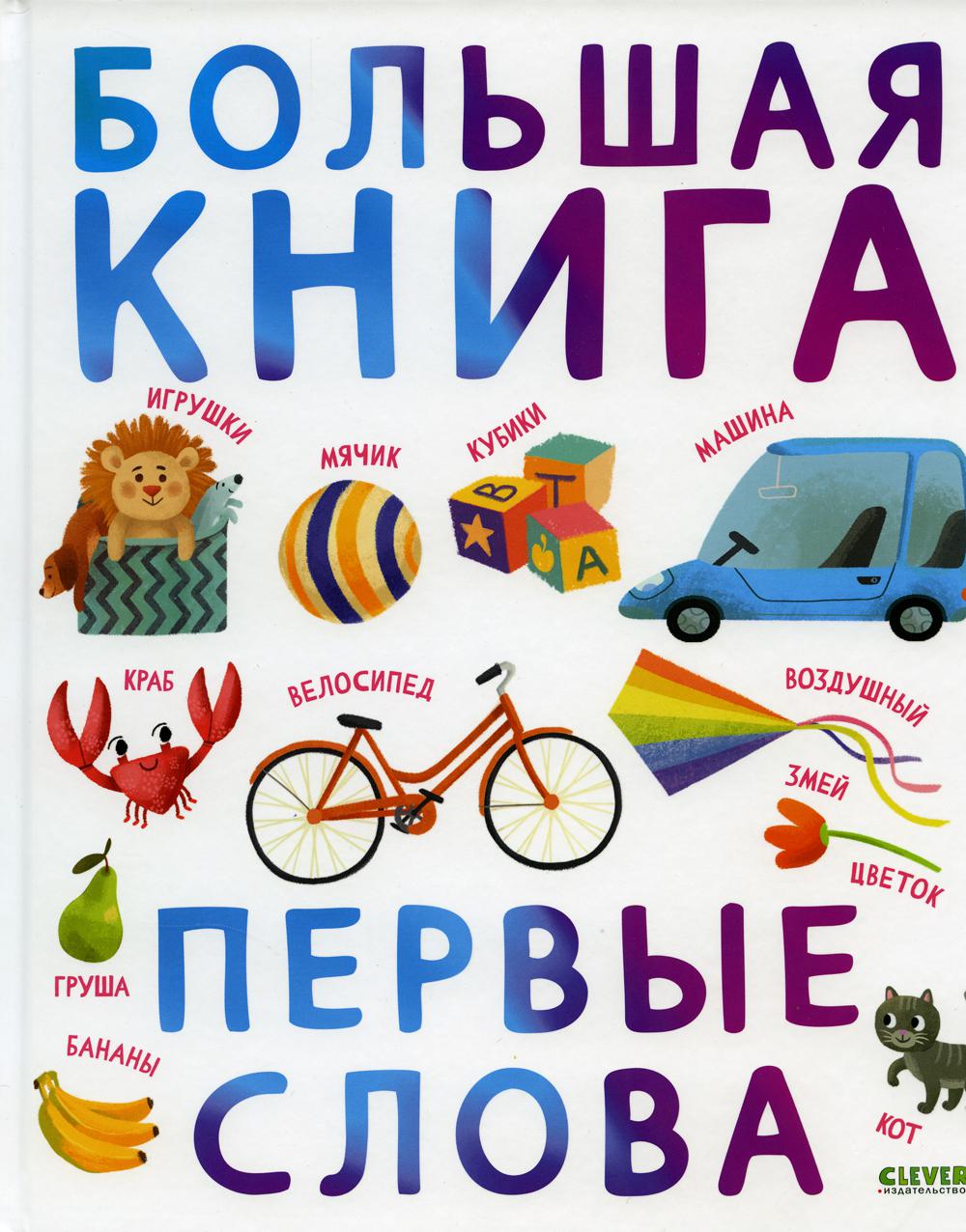 Большая книга. Первые слова - купить развивающие книги для детей в  интернет-магазинах, цены на Мегамаркет | 20910