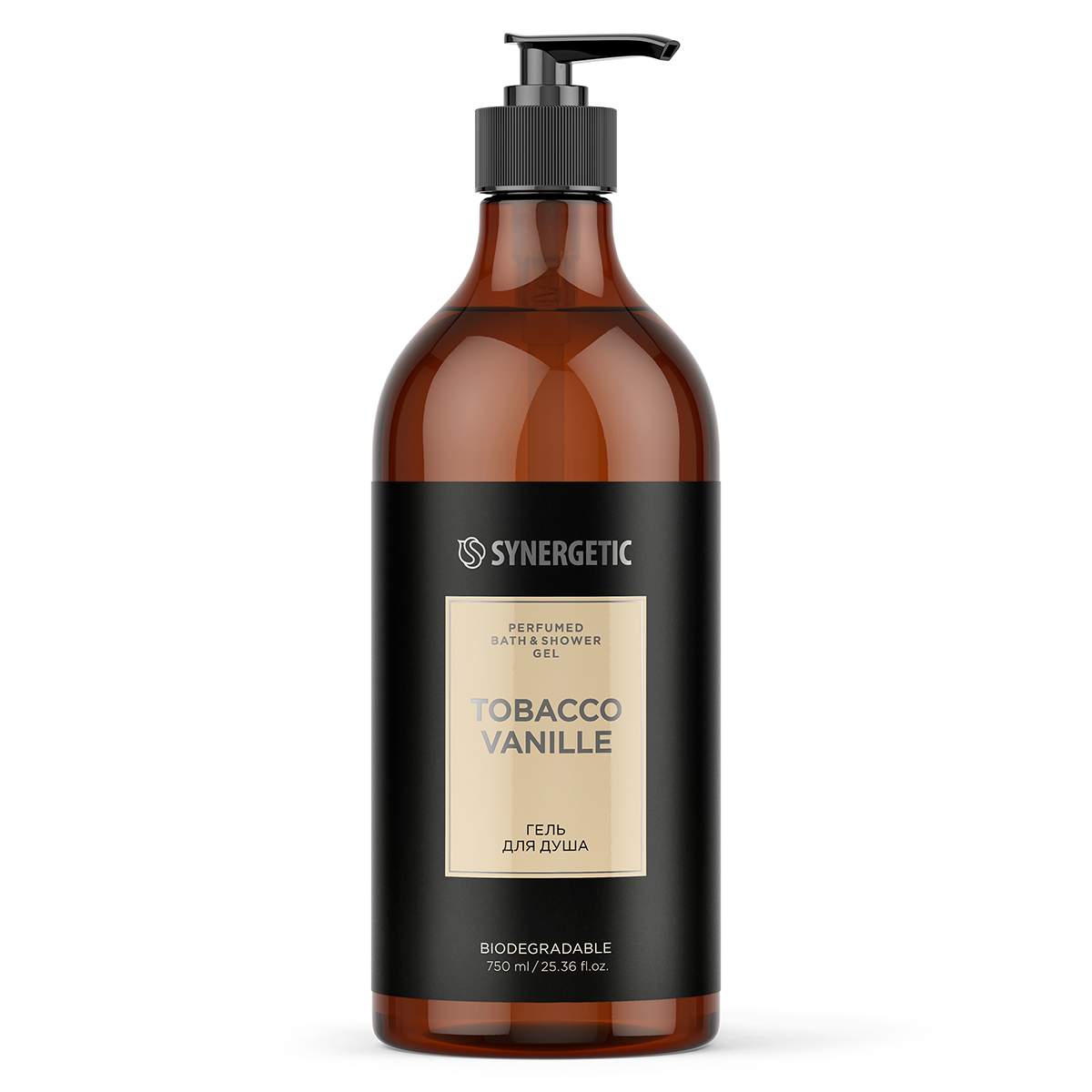 tobacco vanille shower gel Купить гель для душа Synergetic tobacco vanille 750 мл, цены на Мегамаркет