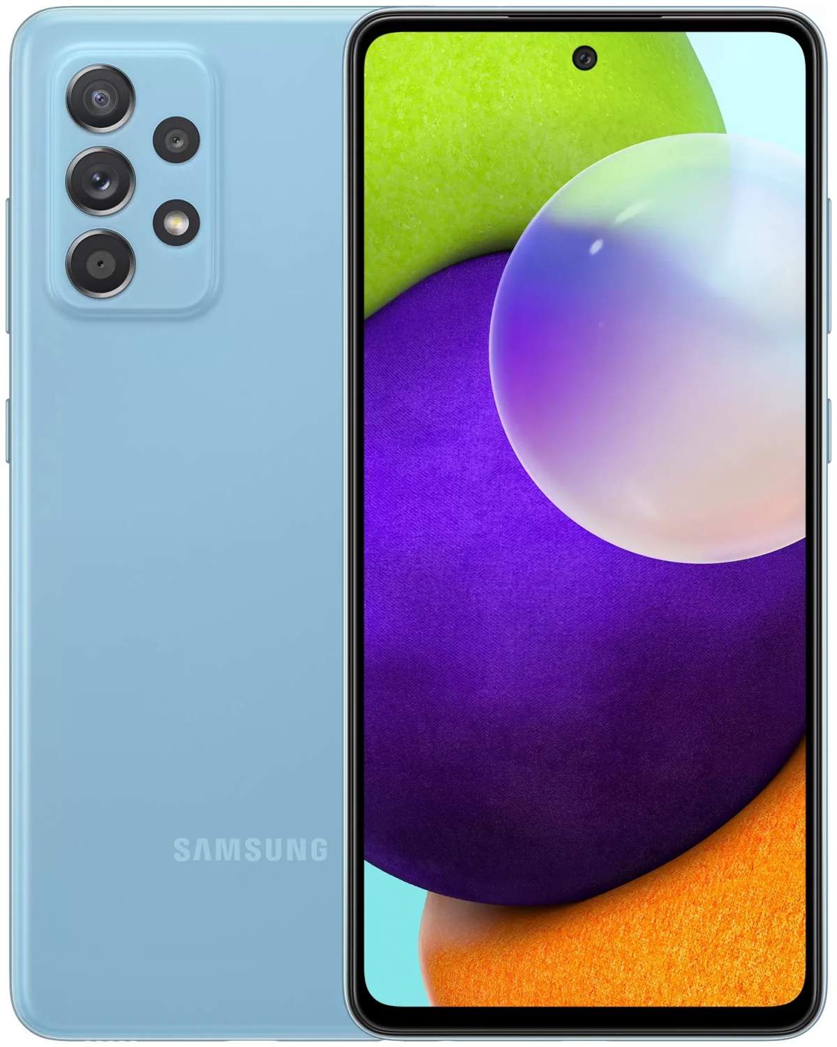 Смартфон Samsung Galaxy A52 6/128GB Blue (Global) – купить в Москве, цены в  интернет-магазинах на Мегамаркет