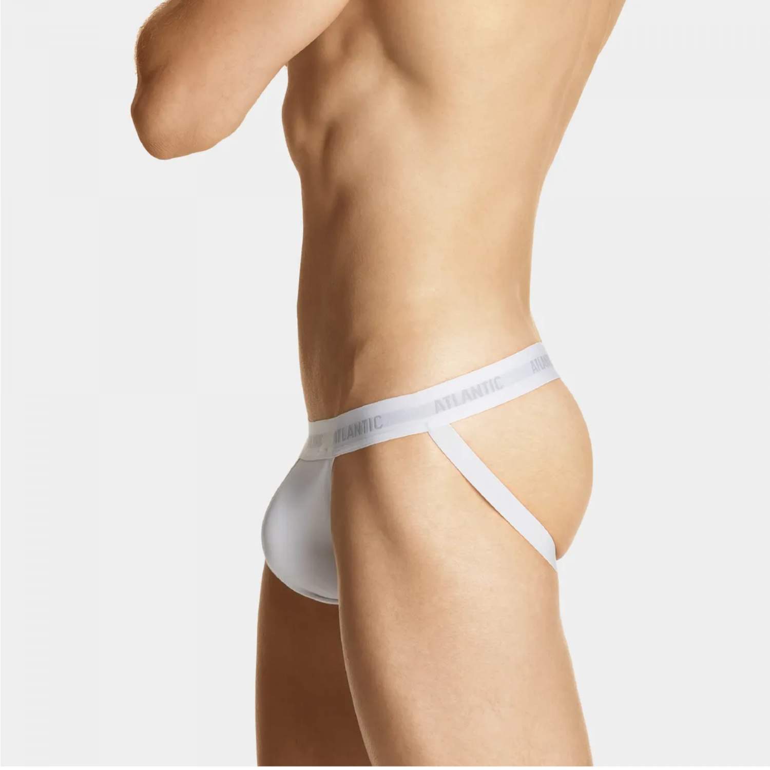 Купить мужские трусы джоки ATLANTIC Jock Strap MP-1571, белые р-р L, цены  на Мегамаркет | Артикул: 600015326039