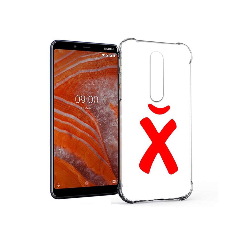 Чехол MyPads Tocco для Nokia 3.1 Plus абстракция буква х (PT121397.96.209)  - купить в Чехол.ру, цена на Мегамаркет