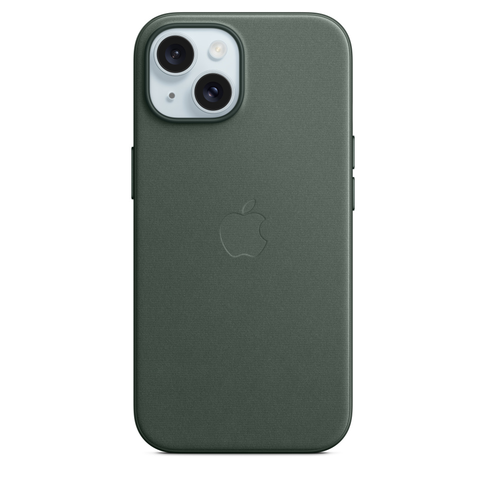 Чехол для смартфона Apple iPhone 15 FineWoven Case MagSafe Evergreen -  отзывы покупателей на маркетплейсе Мегамаркет | Артикул: 100062421491