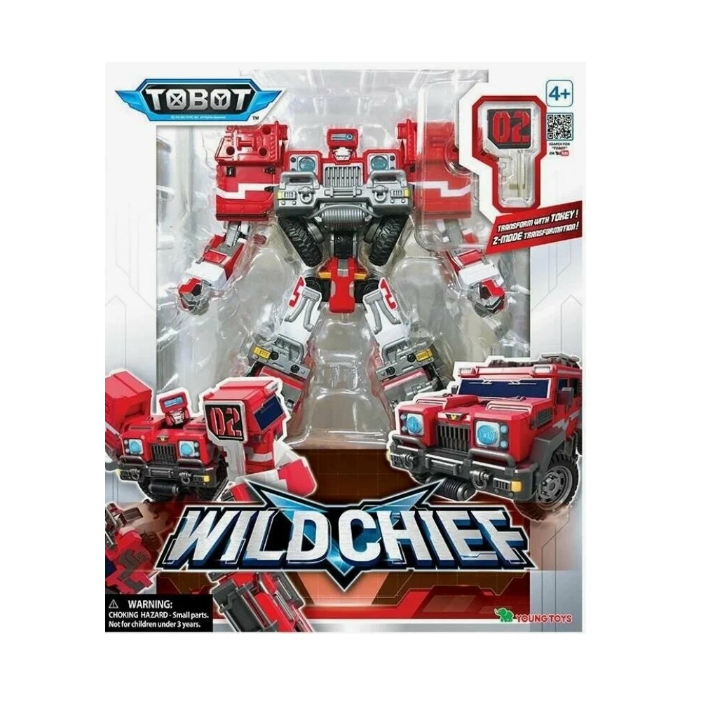 Купить игрушка-трансформер Young Toys Тобот Tobot Wild Chief 301131, цены  на Мегамаркет