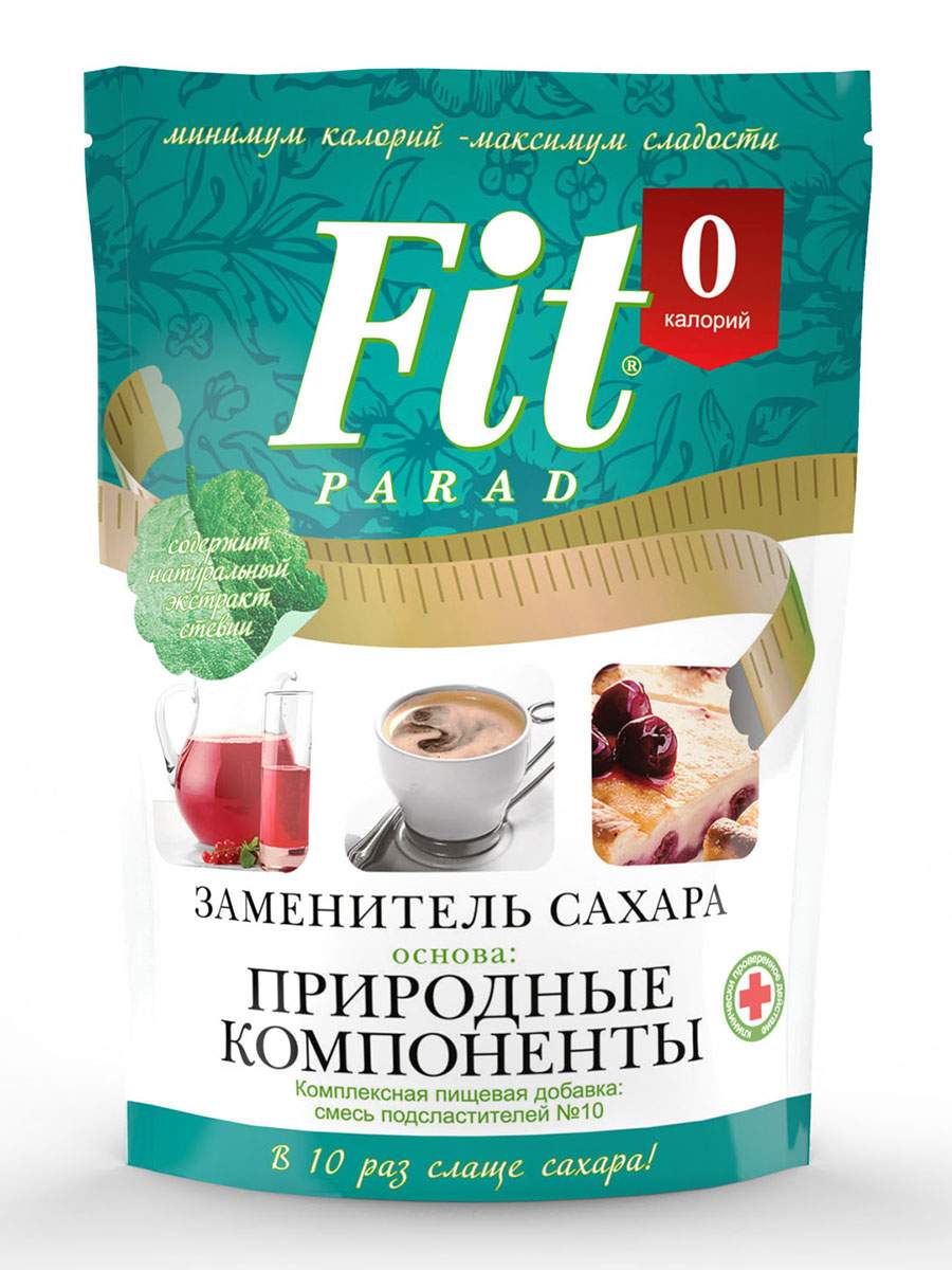 Заменитель сахара Fit Parad на основе эритрита и стевии №10 - отзывы  покупателей на маркетплейсе Мегамаркет | Артикул: 100025869692