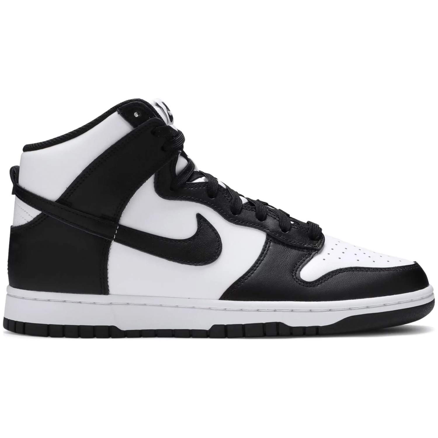 Nike dunk on sale hi black white