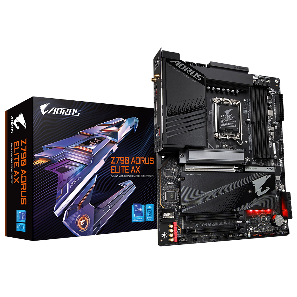 Материнская плата Gigabyte Z790 AORUS ELITE AX - отзывы покупателей на  маркетплейсе Мегамаркет | Артикул: 600009437313