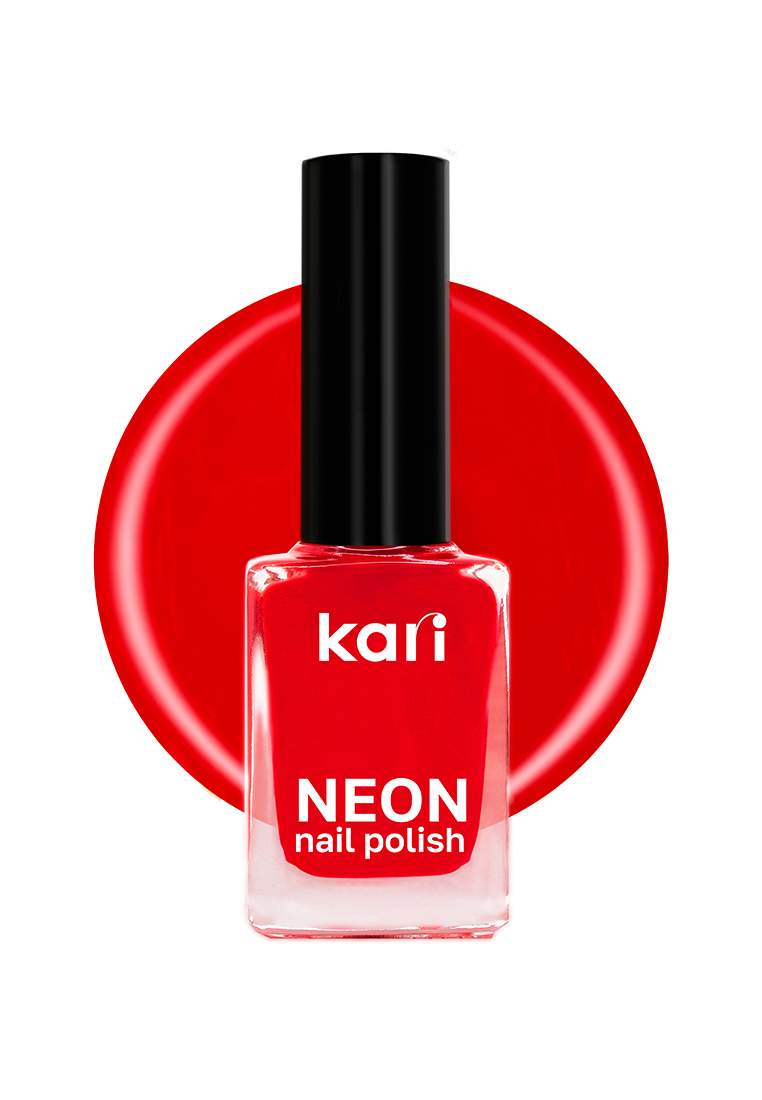 Купить лак для дизайна ногтей Kari NEON тон 333 Ruby Red art-neon10, цены  на Мегамаркет | Артикул: 100059388527