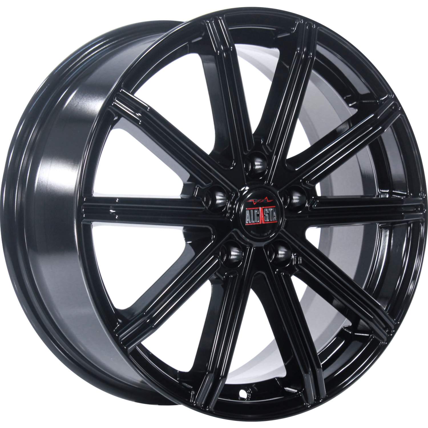 Колесный диск R17 5x112 7J ET45 D57,1 Alcasta M64 BLACK – купить в Москве,  цены в интернет-магазинах на Мегамаркет