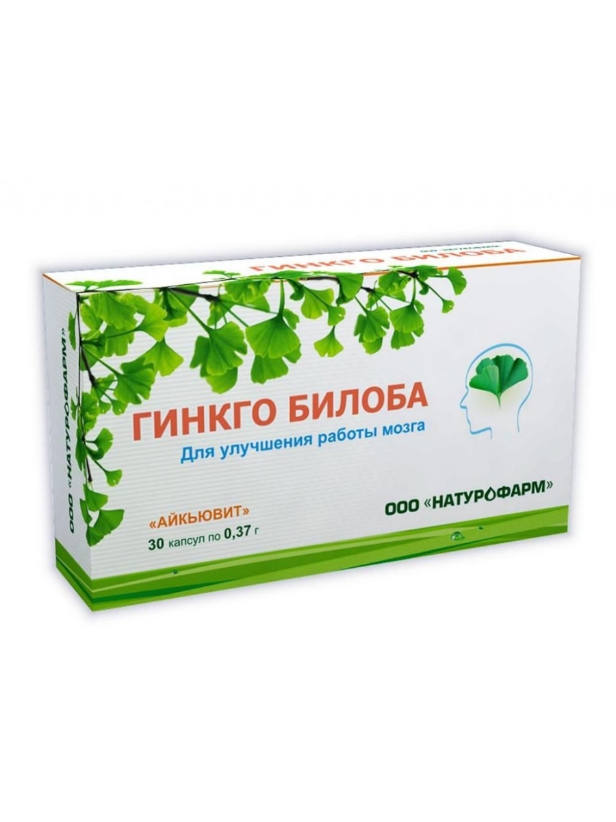 Доктор Вит Гингко Билоба капсулы по 370 мг 30 шт. - купить в  интернет-магазинах, цены на Мегамаркет | витамины, минералы и пищевые  добавки