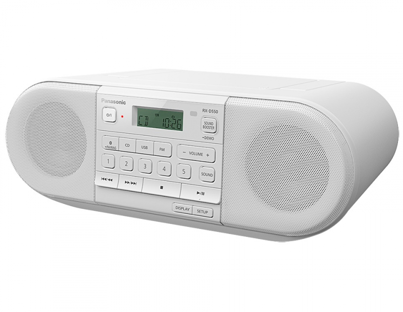 Магнитола Panasonic RX-D550GS-W White, купить в Москве, цены в интернет-магазинах на sbermegamarket.ru