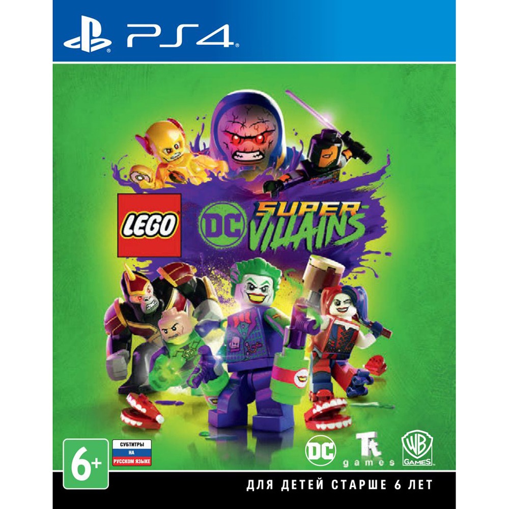 Игра LEGO DC Super-Villains PS4, русские субтитры - купить в Москве, цены в  интернет-магазинах Мегамаркет