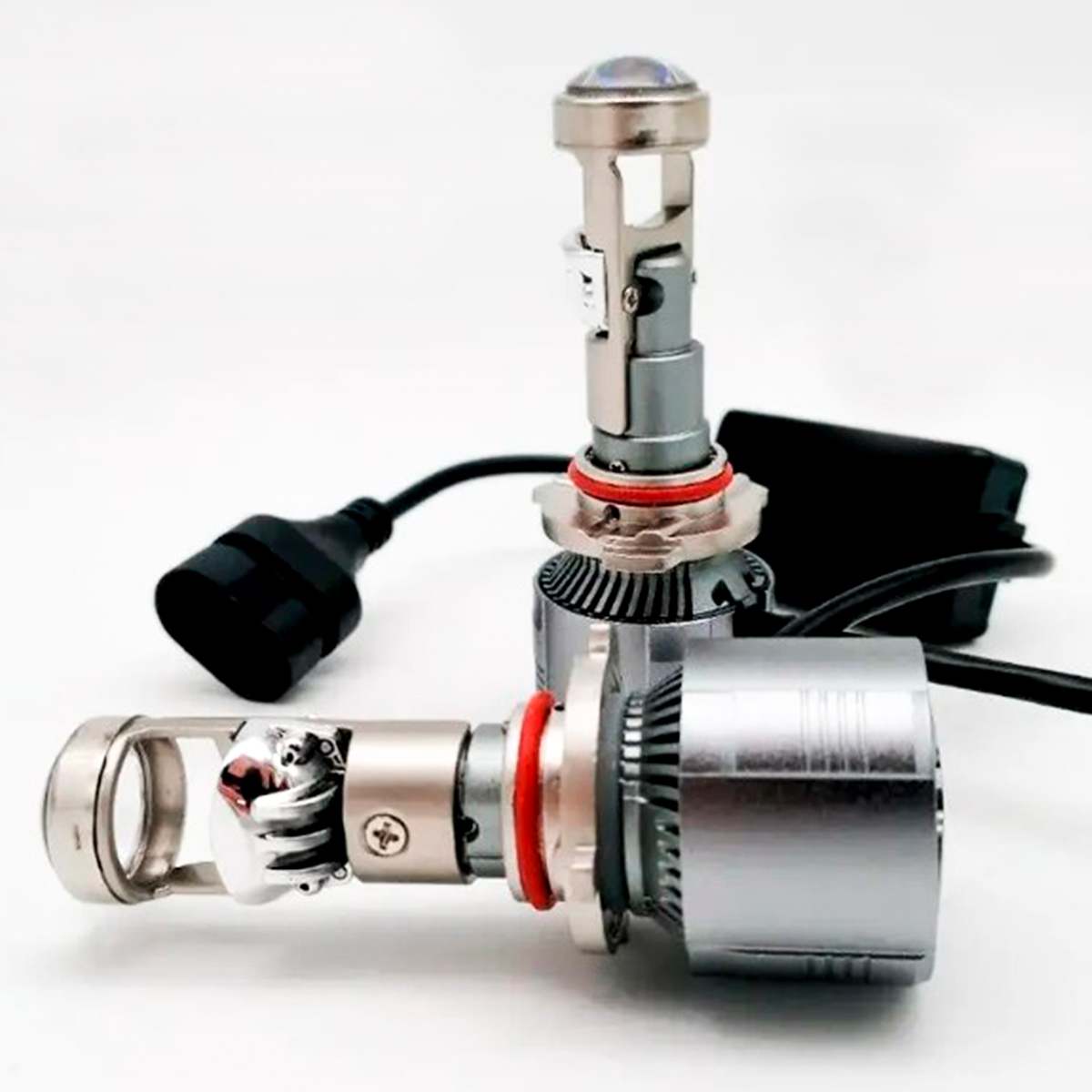 Светодиодная лампа EZID-AUTO с линзой А80 с цоколем НВ4 9006, 38W ...