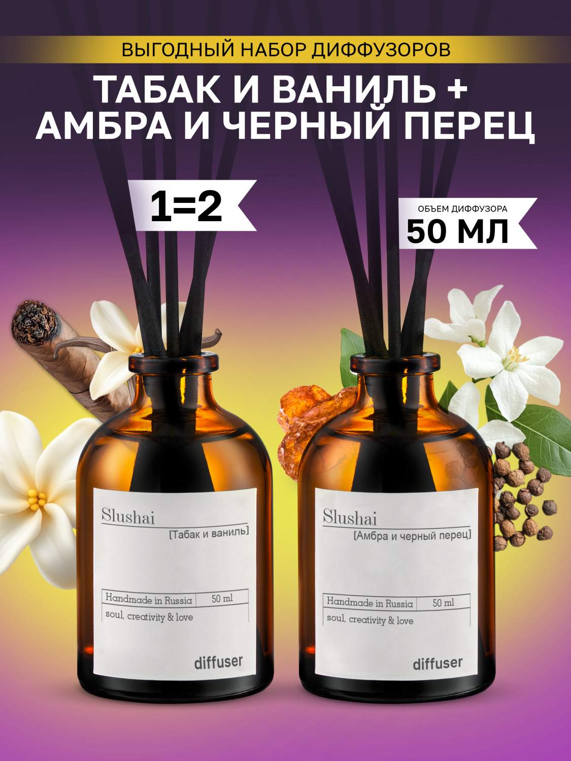 Ароматические диффузоры - купить ароматизаторы для дома с палочками ...