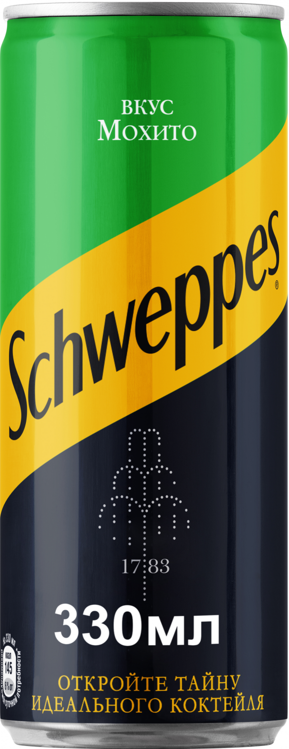 Купить напиток Schweppes Мохито 330мл, цены на Мегамаркет | Артикул:  100025762778