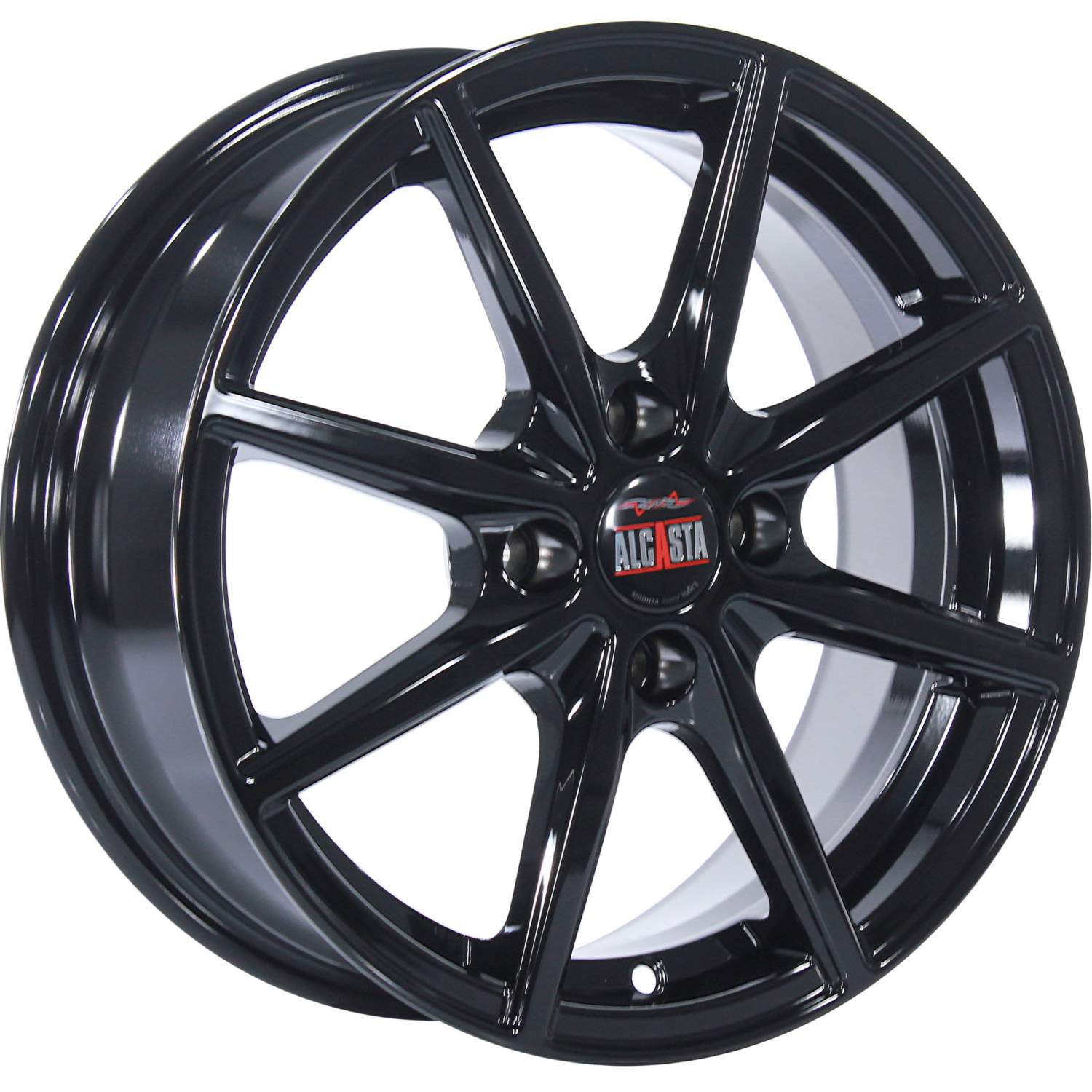 Колесный диск R15 4x100 6J ET46 D54,1 Alcasta M63 BLACK – купить в Москве,  цены в интернет-магазинах на Мегамаркет