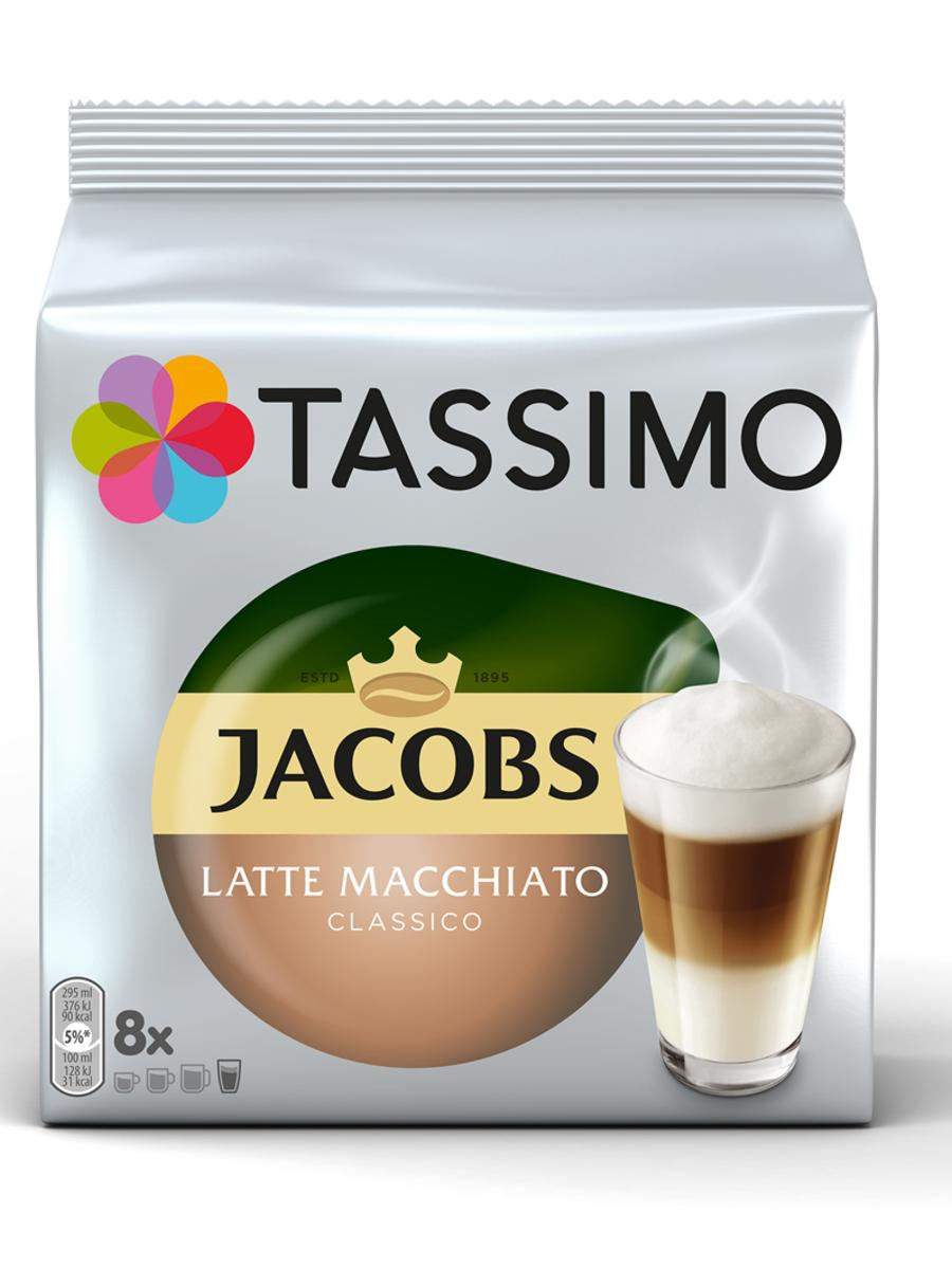 Кофе в капсулах Jacobs Tassimo, Latte Macchiato, 8 шт. - отзывы покупателей  на маркетплейсе Мегамаркет | Артикул: 100024903707