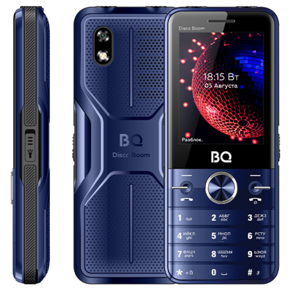 Мобильный телефон BQ Mobile BQ-2842 Disco Boom Blue/Black, купить в Москве,  цены в интернет-магазинах на Мегамаркет