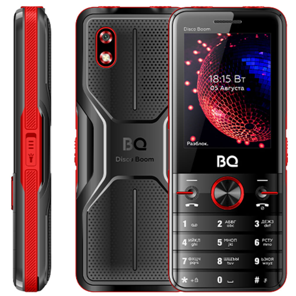 Мобильный телефон BQ Mobile BQ-2842 Disco Boom Black/Red, купить в Москве,  цены в интернет-магазинах на Мегамаркет