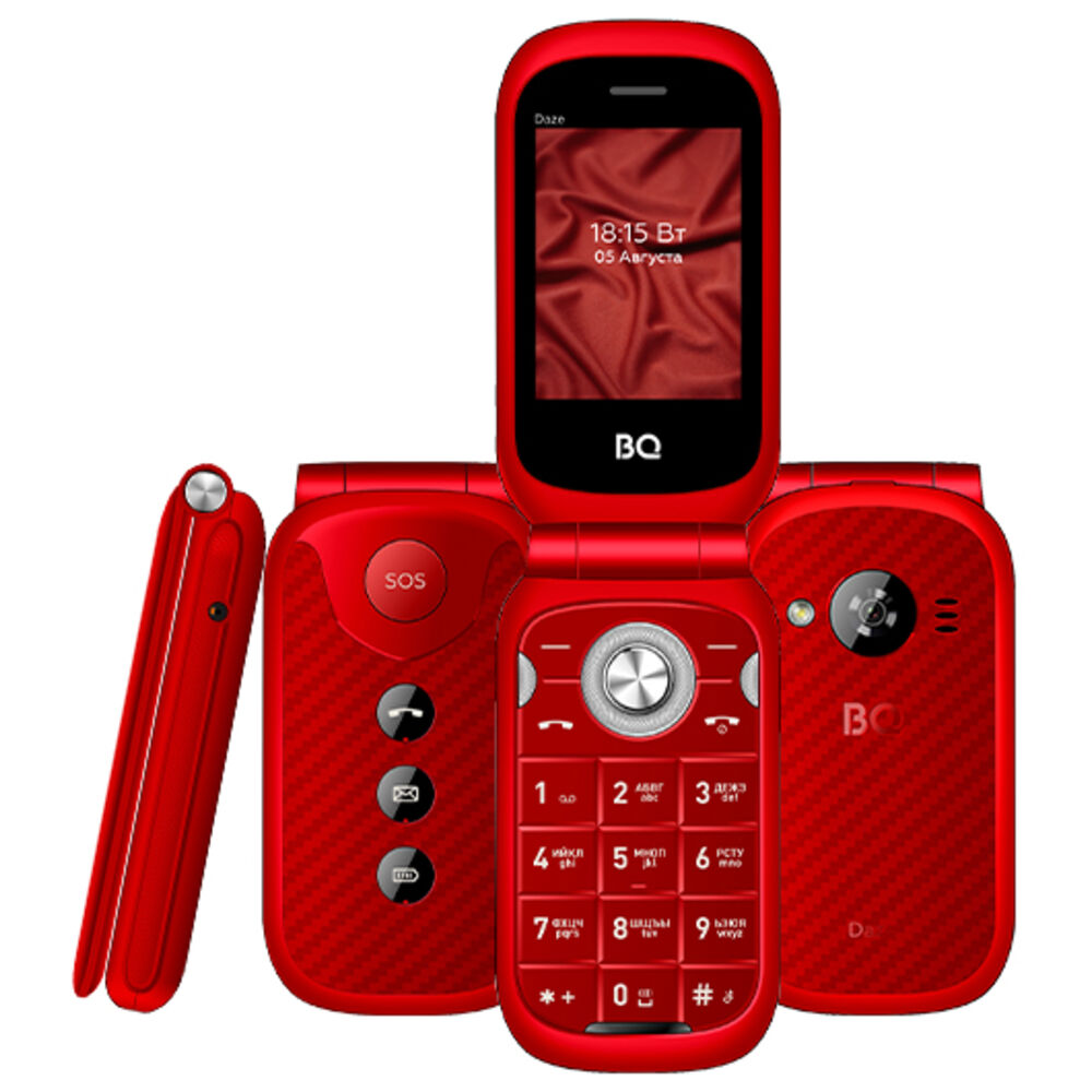 Мобильный телефон BQ Mobile BQ-2451 Daze Red, купить в Москве, цены в  интернет-магазинах на Мегамаркет