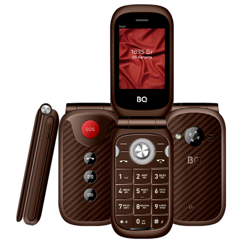 Мобильный телефон BQ Mobile BQ-2451 Daze Brown - отзывы покупателей на  Мегамаркет